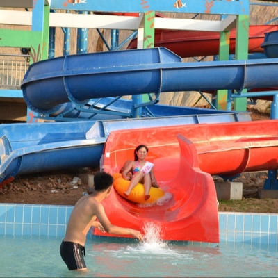 Commercial Playground Equipment Open Close Style Body Slides For Kids