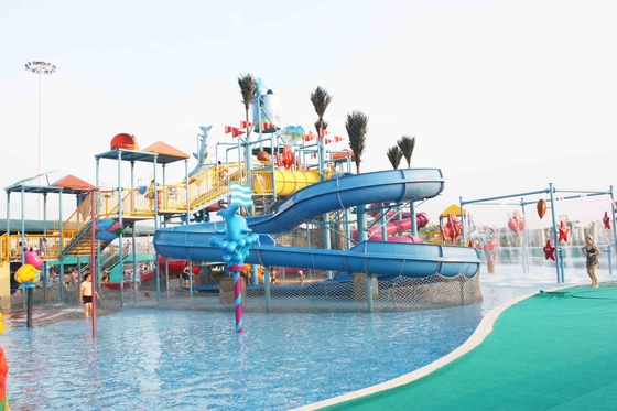 Summer Outdoor Aqua Park Games FiberglassWater Park Attractions for Theme Park