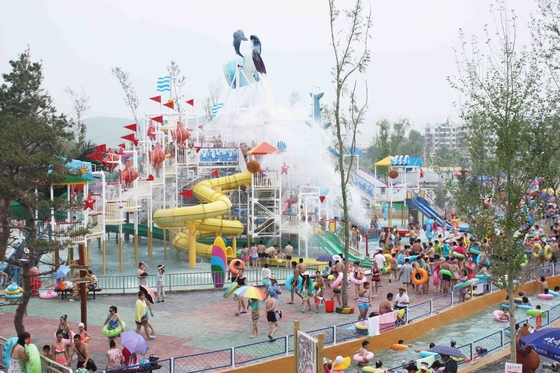 Summer Outdoor Aqua Park Games FiberglassWater Park Attractions for Theme Park