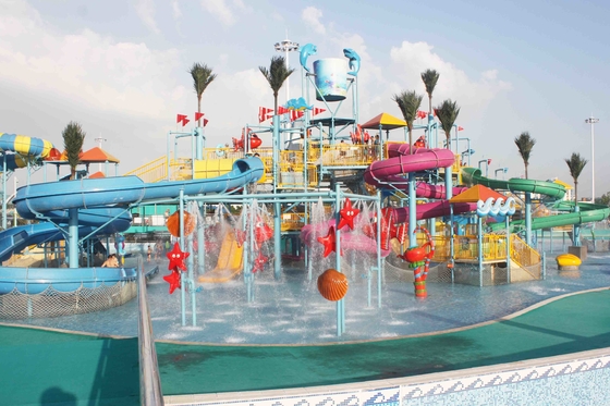 Summer Outdoor Aqua Park Games Fiberglass Water Park Attractions for Kids