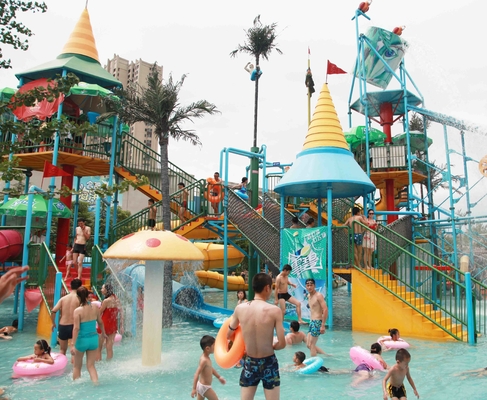 Exciting Aqua Water Park Water Fortress for Amusement Park Equipment