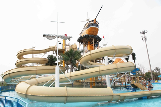 Giant Water Playground Equipment for Aqua Theme Park Customized Water Slide
