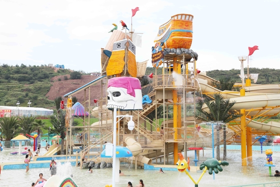 Floating  Water House Large Aqua Playground Theme Hotel Outdoor Water Park Fiberglass Equipment