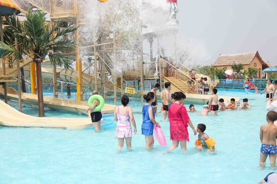 Customized Childrens Water Park Fiberglass Water Slides Entertains for Water Park