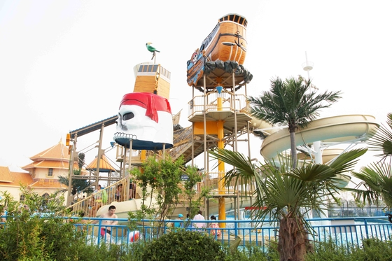 14.5m Indoor Playground Water Park , Commercial Water Playground Equipment 29 x 27m for Gaint Water Park