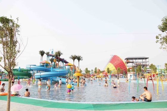 Custom Kids Water Play Equipment , Childrens Fun Play Fiberglass Slides