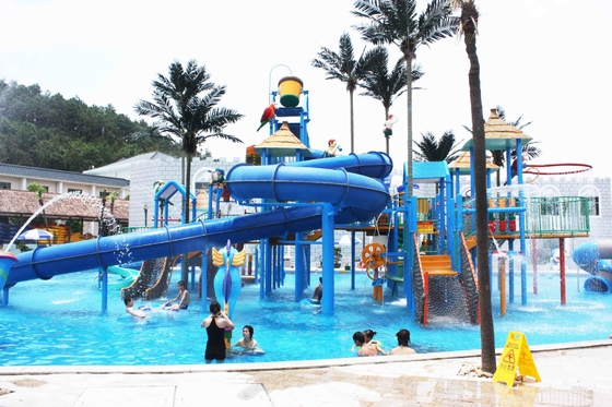 Large aqua playground equipment in waterpark projects , aqua park games