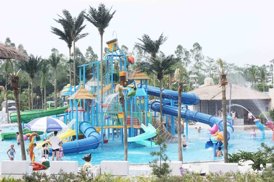 Large aqua playground equipment in waterpark projects , aqua park games