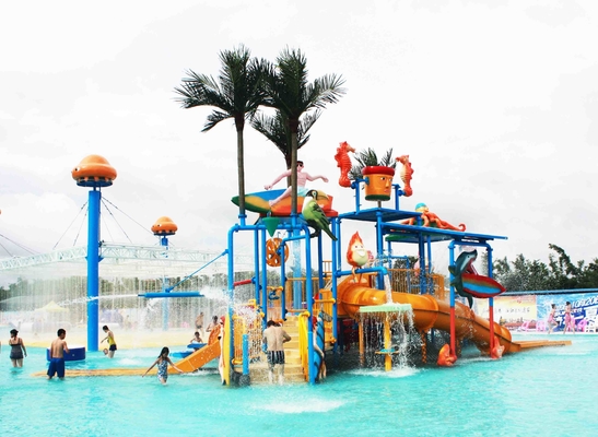 Water Park Project /  Kids' Water Playground Durable Big Customized Water Slide