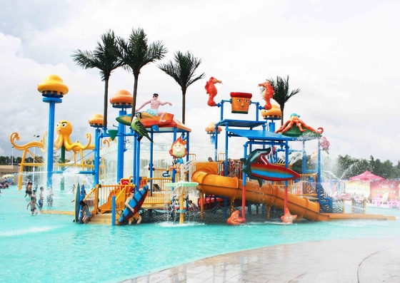 Water Park Project /  Kids' Water Playground Durable Big Customized Water Slide