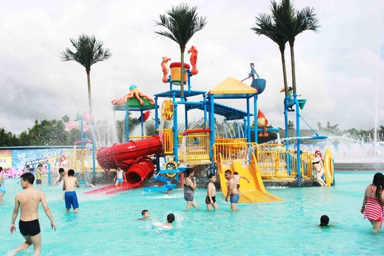 Water Park Project /  Kids' Water Playground Durable Big Customized Water Slide