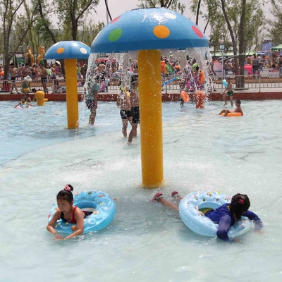 Commercial Fiberglass Duck Spray Water Park Equipment Children Outdoor Games