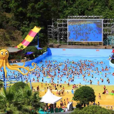 Huge Air Compressor Power Wave Pool with 3m Wave Height For Water Park