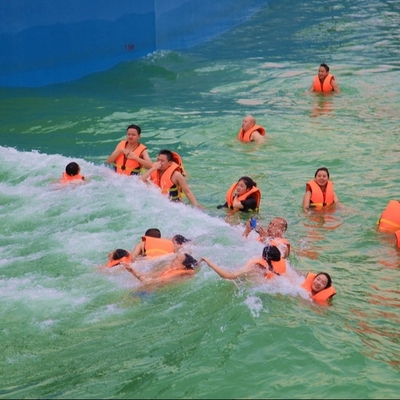 Biggest Outdoor Water Park Wave Pool Construction Strong Power With Stainless Steel Filter