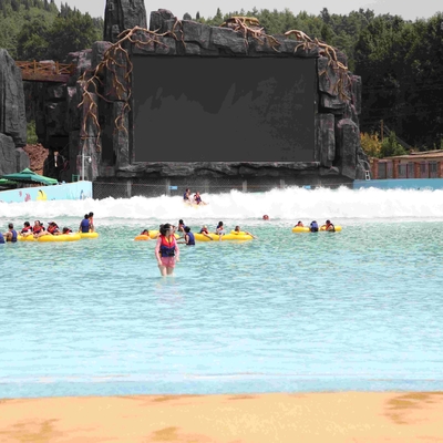 Biggest Outdoor Water Park Wave Pool Construction Strong Power With Stainless Steel Filter