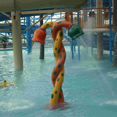 Water Spray Park Equipment with water pumping machine in fun waterparks