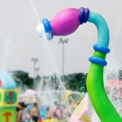 Customized Aqua Park Equipment Aqua Play, Fiberglass, PVC Sunflower Spray Icon for Water Park