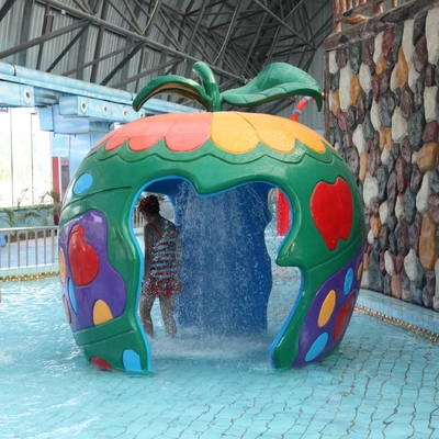 Outdoor Fiberglass Water Spray Park Equipment / Aquatic Play Equipment For Kids