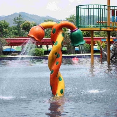 Water Spray Park Equipment with water pumping machine in fun waterparks