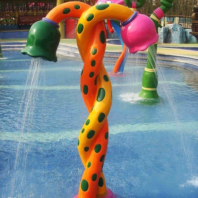 Water Spray Park Equipment with water pumping machine in fun waterparks