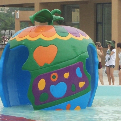 Fiberglass Spray Park Fiberglass Equipment For Children / Kids Water Park Products