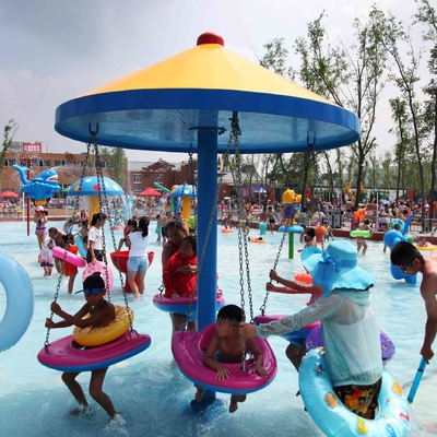 Fiberglass Spray Park Fiberglass Equipment For Children / Kids Water Park Products