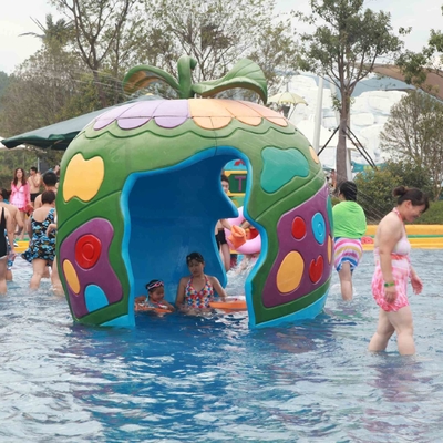 Fiberglass Spray Park Equipment For Children / Kids Customized Water Park Equipment