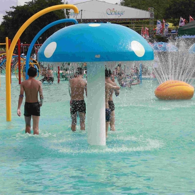 Carp Spray Park Fiberglass Water Park Equipment , Water Play Equipment