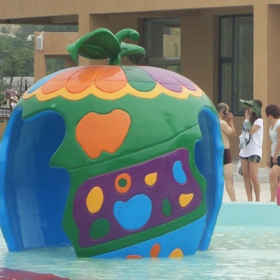 Different Style Spray Park Equipment , Fiberglass Splash Park Equipment