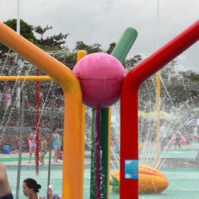 Sprayground Sand And Water Play Equipment , Garden Play Equipment For Kids