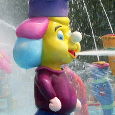 Fiberglass statue used to build waterpark , water park equipment