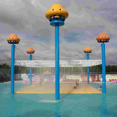 Jellyfish World Steel Large Aqua Play Spray Park Equipment Cartoon Structures