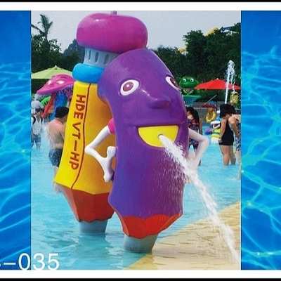 Kids And Adults Water Park Equipment Spray Aqua Play Structure 3~5 Persons for Kids Water Park