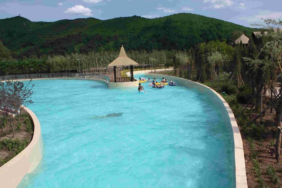 FRP Lazy River Swimming Pool Equipment , Amusement Park Equipment For Children