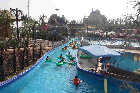 FRP Lazy River Swimming Pool Equipment , Amusement Park Equipment For Children