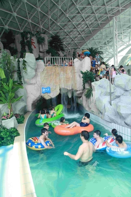 Strong Large Water Park Lazy River / Galvanized Carbon Steel Supporting