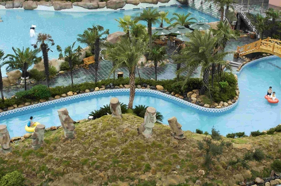 Swimming Pool Equipment Lazy River Water Park For Giant Water Park One Year Guarantee