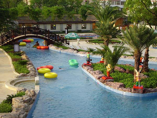 Giant Lazy River Swimming Pool Commercial Lazy River Equipment For Family