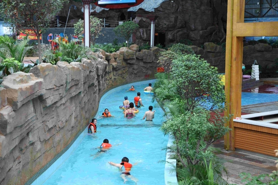 Swimming Pool Equipment Water Park Lazy River For Children / Family Fun Amusement Park