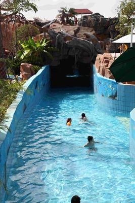 FRP Outdoor Water Park Lazy River Amusement Park Equipment For Children / Adults in Amusement Park
