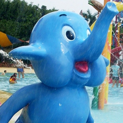 Customized Octopus Spray Park Equipment Fiberglass Water Parks For Kids