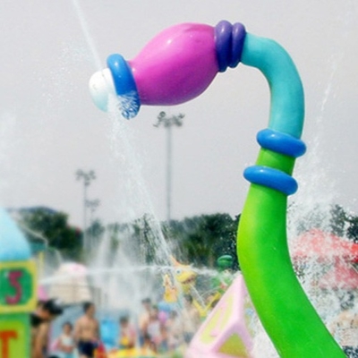 Custom Cartoon Spray Water Park Equipment  Used Aqua Play For Kids Aqua Park