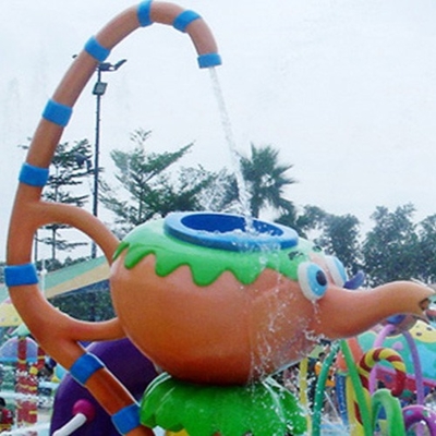 Custom Cartoon Spray Water Park Equipment  Used Aqua Play For Kids Aqua Park