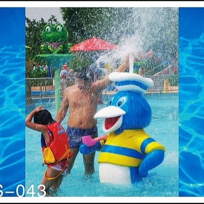 Spray Park Equipment Duck Spray Aqua Play, Water Sprayground Structures OEM