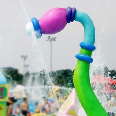 Customized Colorful Carp Spray Park Equipment For Children / Kids Water Playground