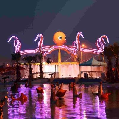 Kids / Adults Entertainment Whale Spray Park Equipment For 0.3 - 0.6m Water Depth for Water Park