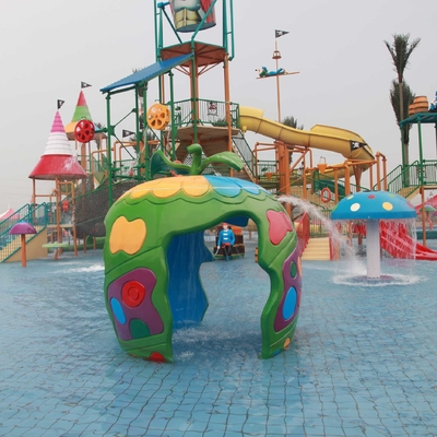 OEM Spray Park Equipment, Fiberglass Cane Spray Aqua Play Water Spraygrounds for Kids Water Park