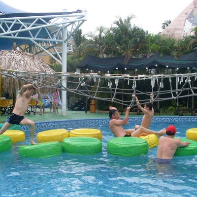 Aqua Park Equipment Water Pool Aqua Play Fiberglass Lemna Minor For Family Play Fun
