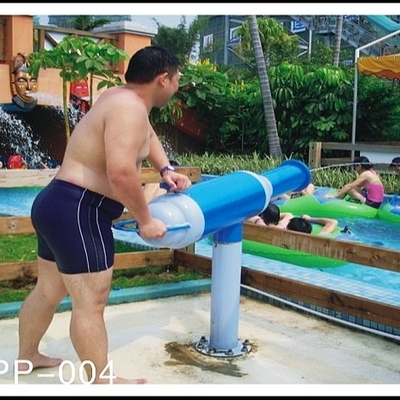 Adults Fiberglass Water Gun Game, Customized Aqua Park Equipment For Holiday Resort