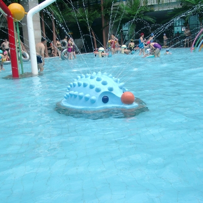 Fiberglass Water Playground Equipment Hedgehog Spray Product For Amusement Park
